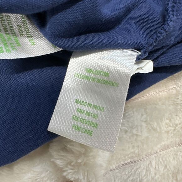 Lilly Pulitzer Girls Navy Blue Long sleeve  Tshirt Size Large - Picture 6 of 7